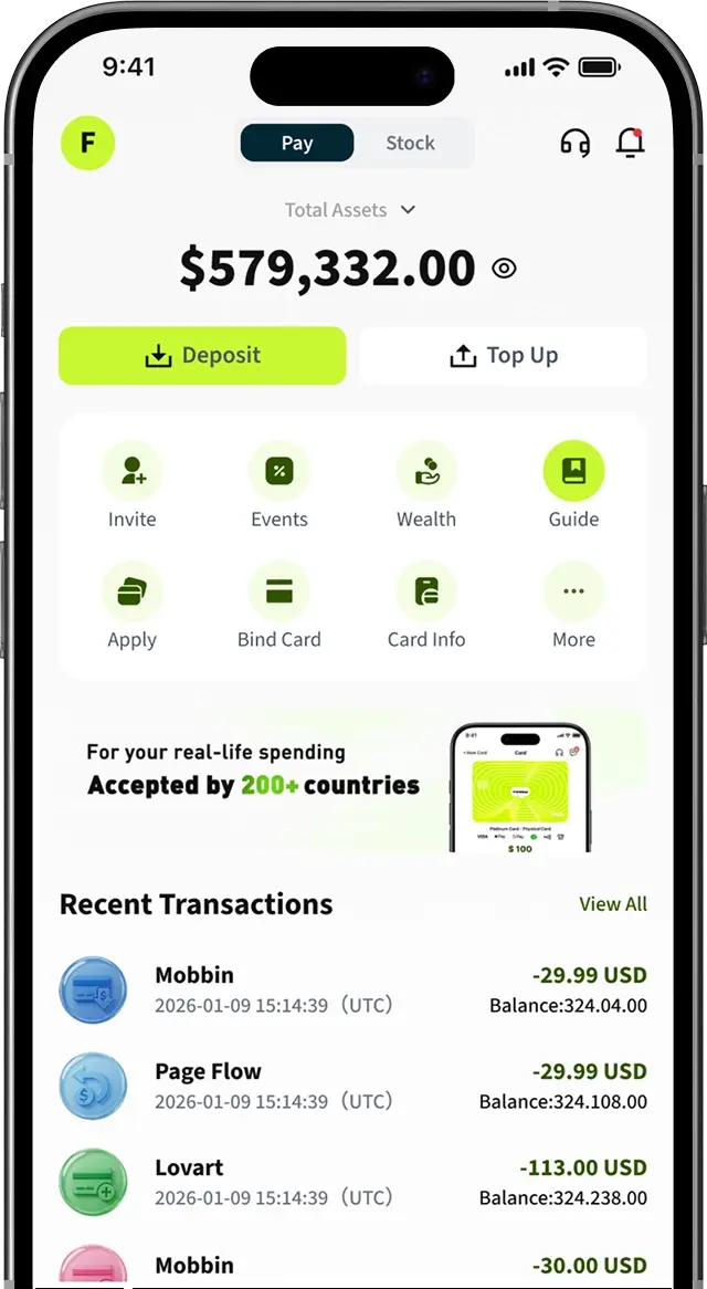 Tevau APP 界面