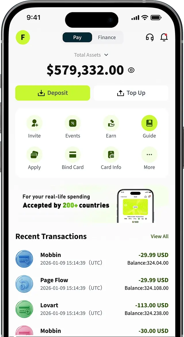 Tevau APP 界面